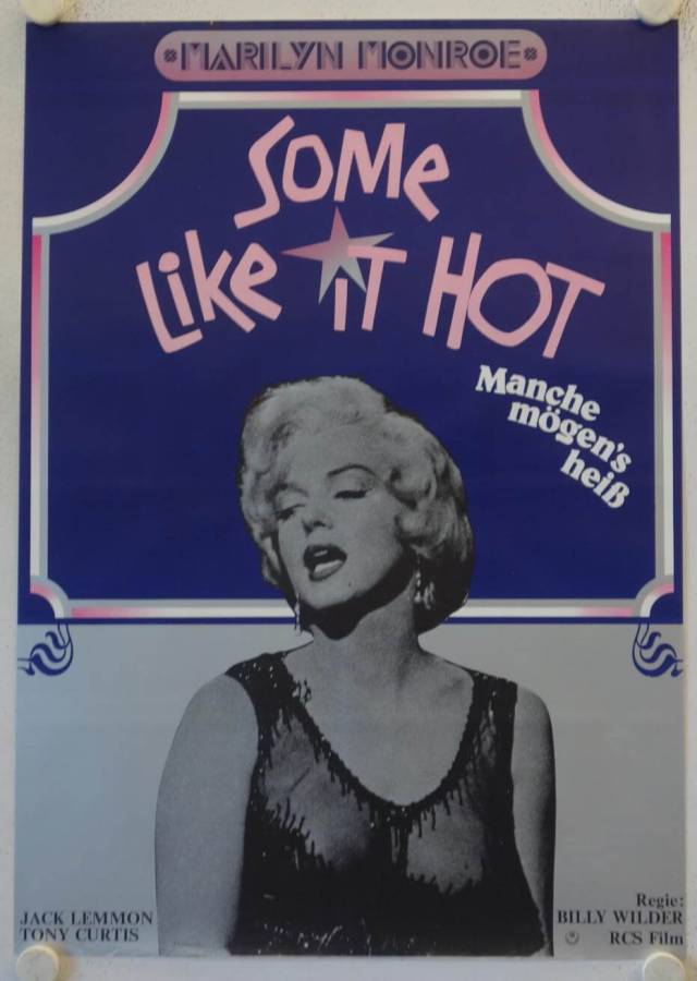 Some like it hot re-release german movie poster